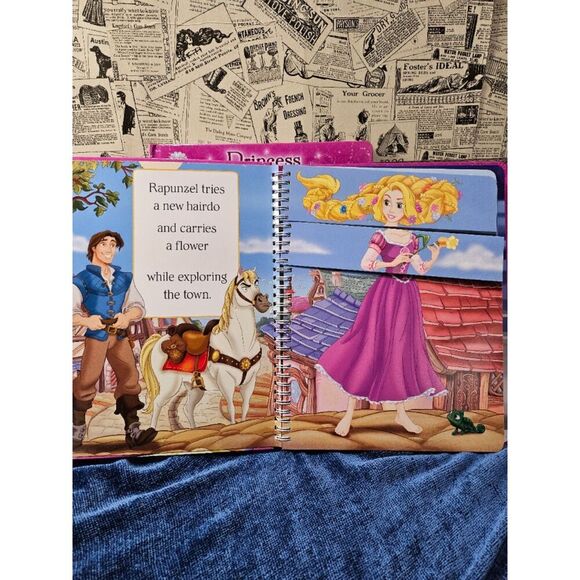 2 Disney Princess Mix & Match Books Hardcover - Picture 3 of 4